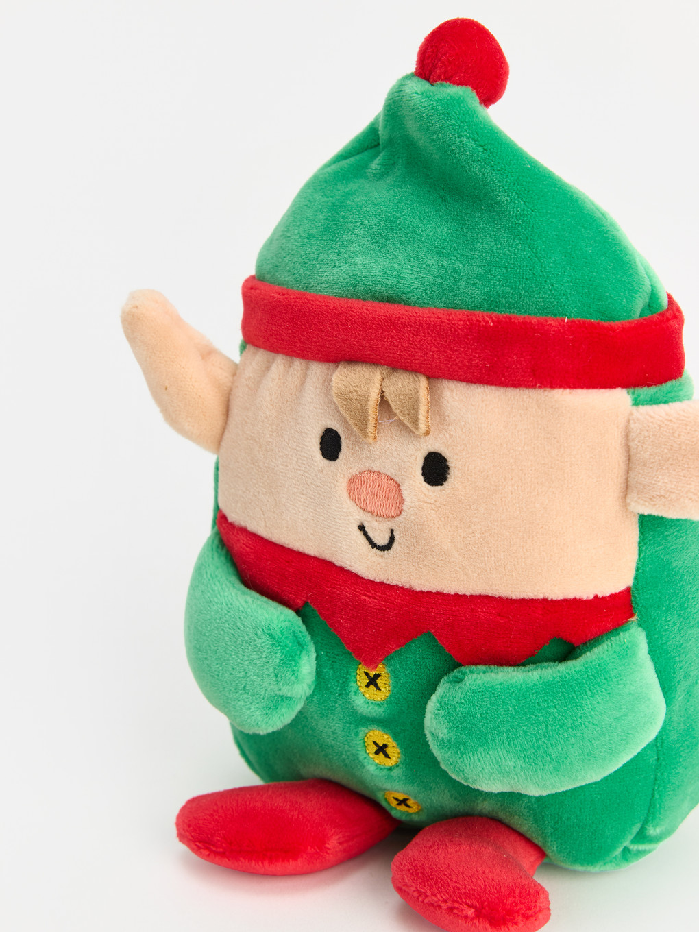 Yılbaşı Figürlü Cüce Bebek Kırlent 18 Cm-1