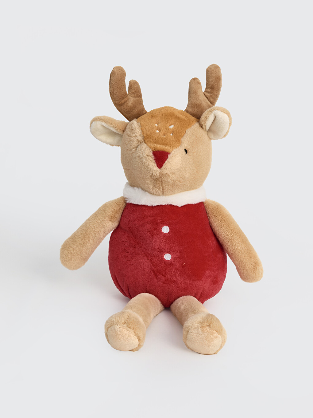 New Year Themed Deer Figure Plush Toy 28 Cm-1