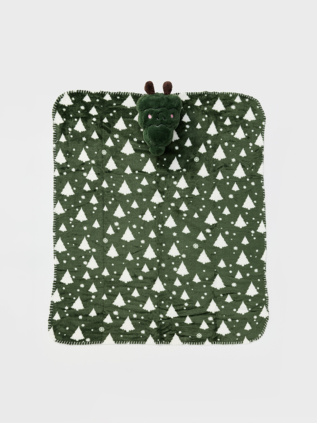 Christmas Tree Figured Single Blanket-4