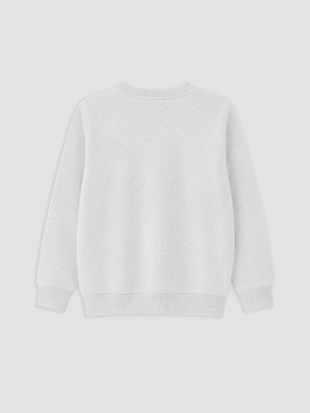 Beyaz Nyc Baskılı Erkek Çocuk Sweatshirt-1