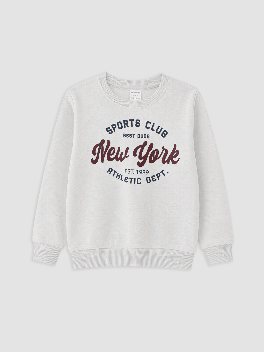 Boy White Sweatshirt-1