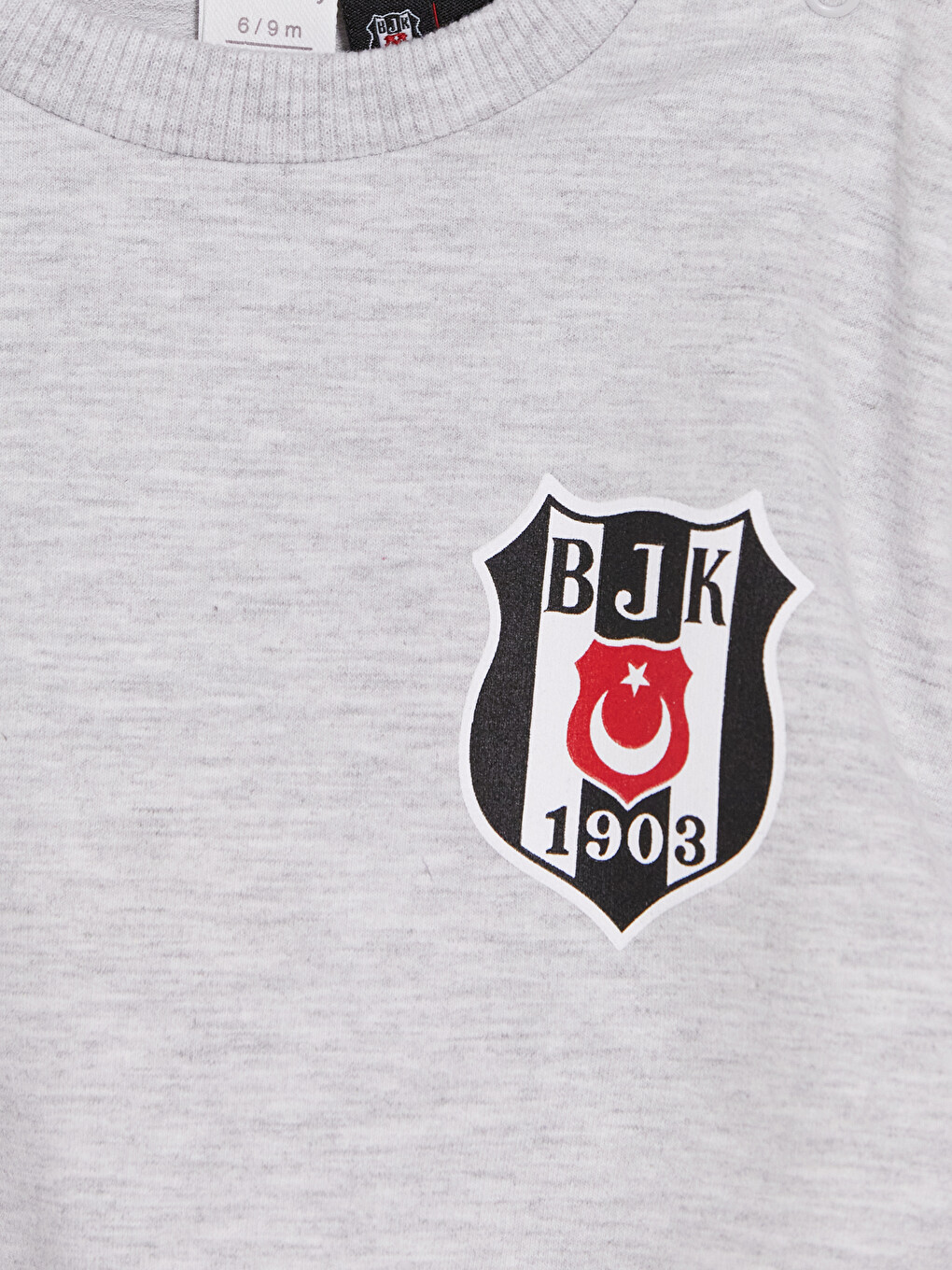 Beyaz Beşiktaş Lisanslı Erkek Bebek Tişört-1