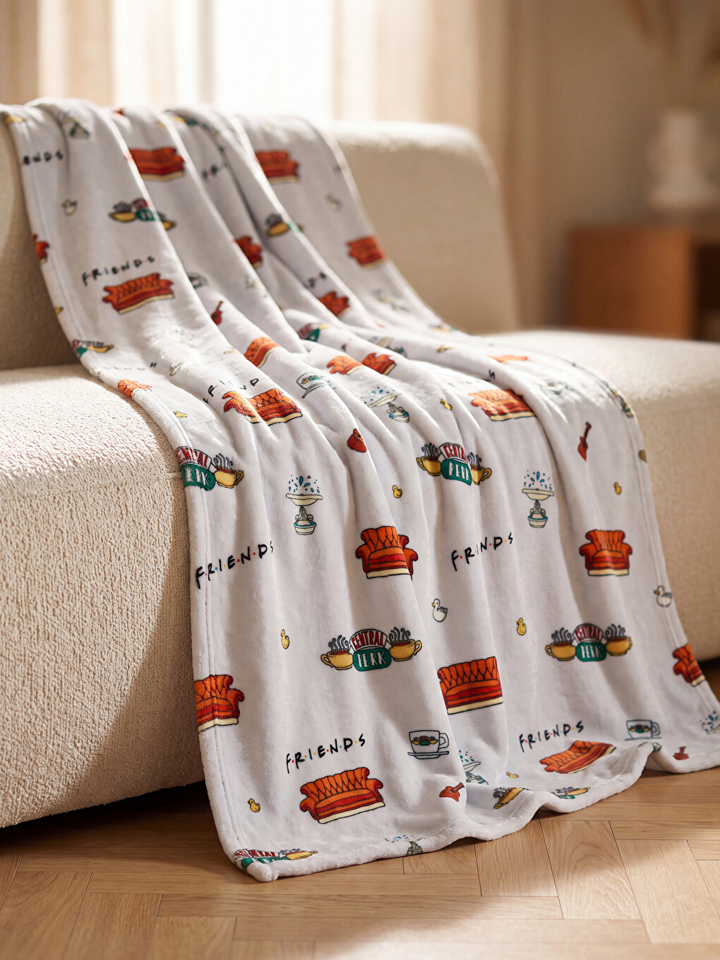 Friends Printed Tv Blanket 100x150 Cm