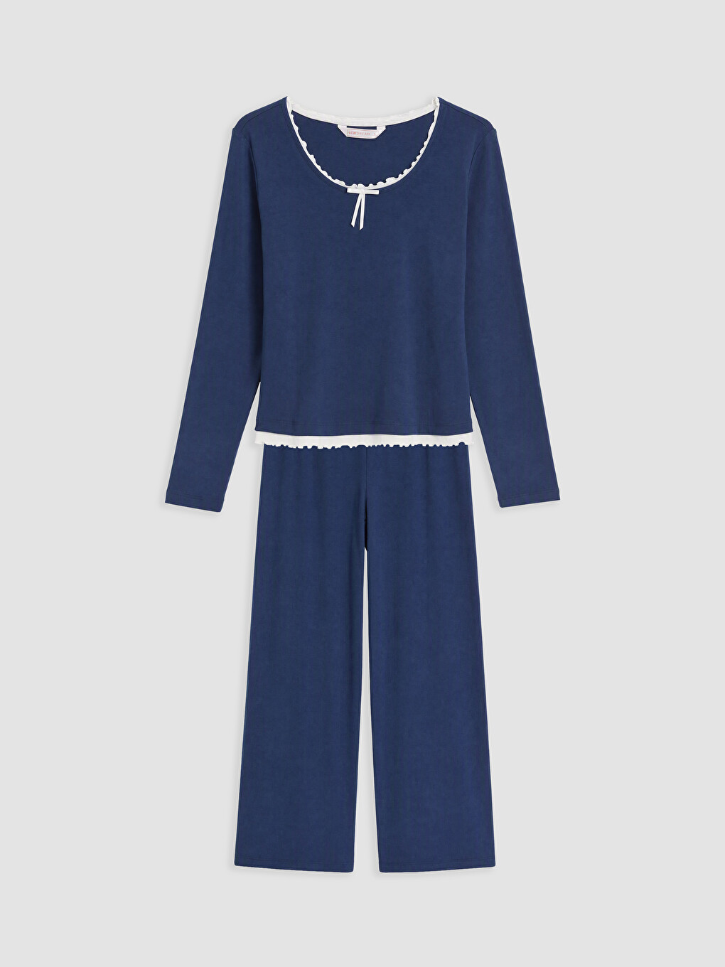İndigo U Yaka Kadın Pijama Takım
