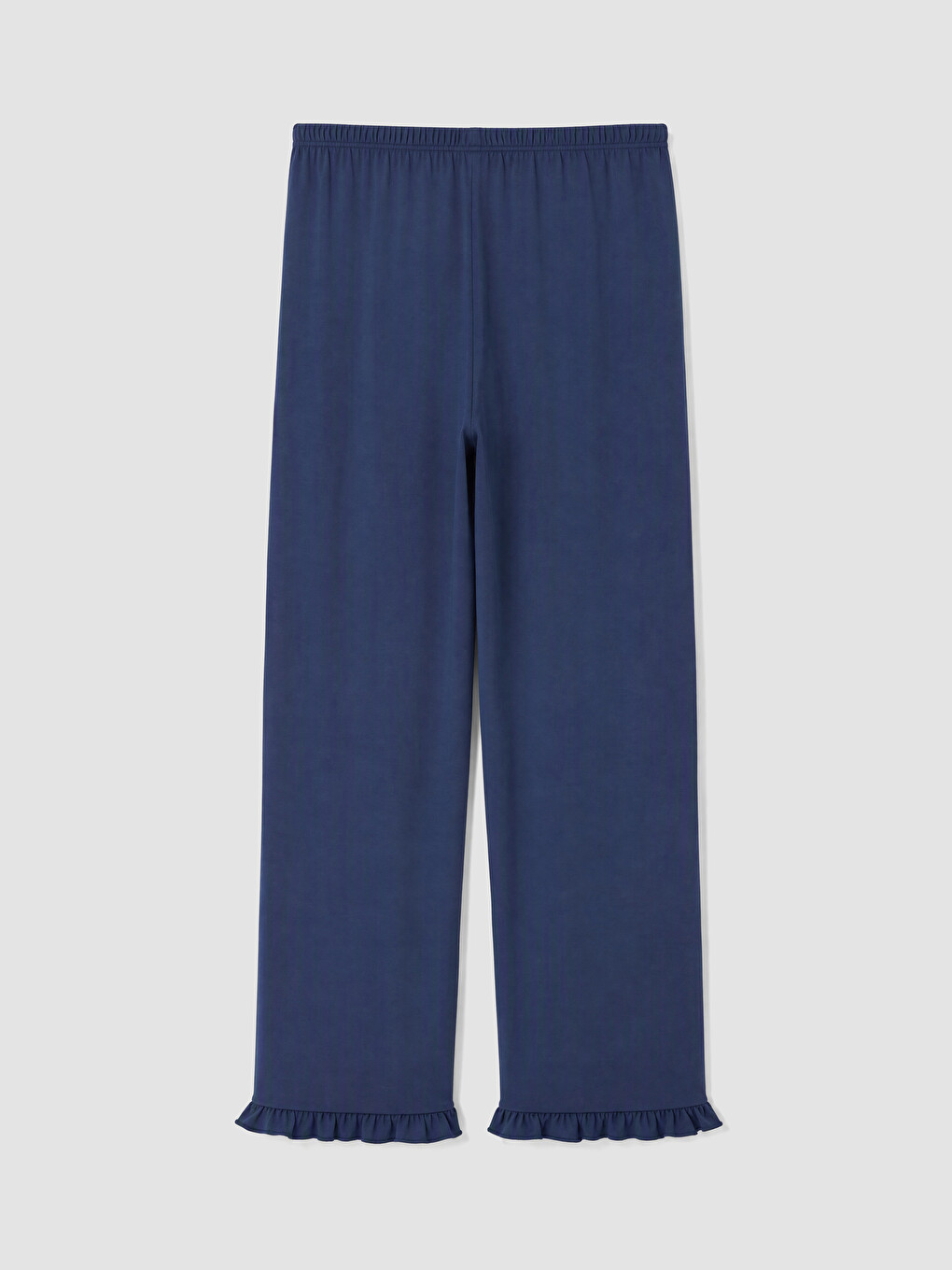 İndigo Gömlek Yaka Kadın Pijama Takım-3