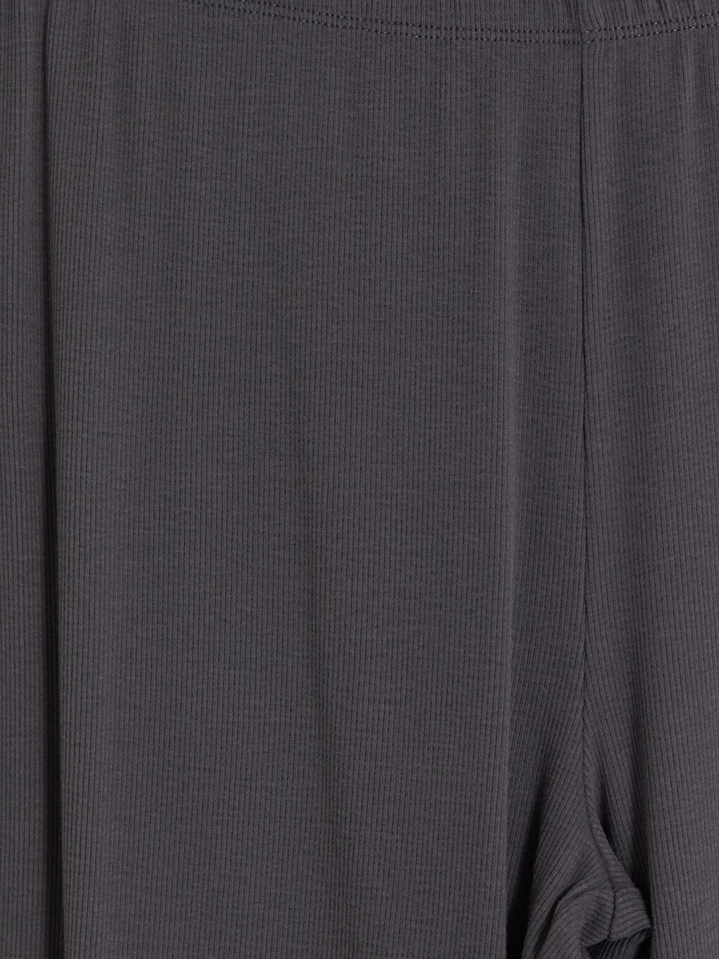 Gri V Yaka Nakışlı Kadın Pijama Takım-6