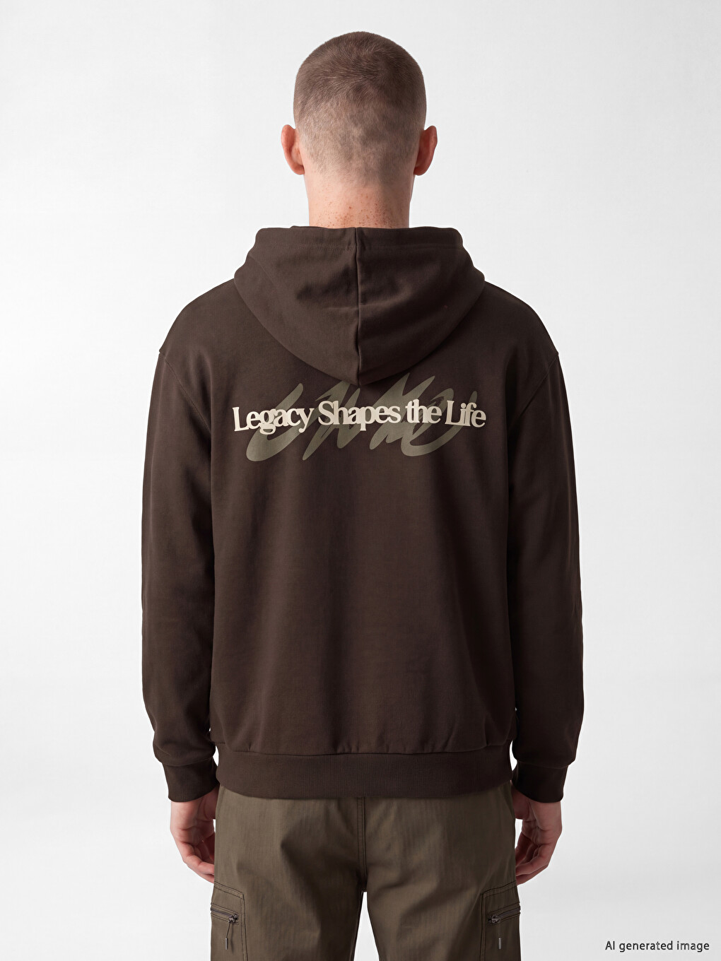Hooded Men's Thick Sweatshirt-3