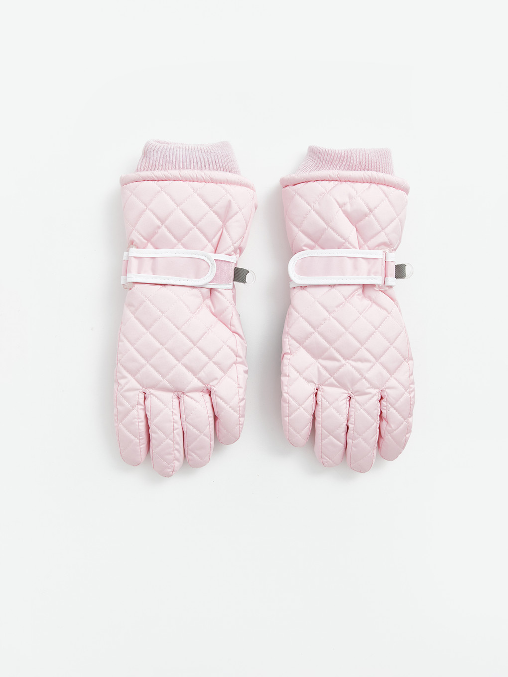 Pembe Kapitone Kız Çocuk Eldiven