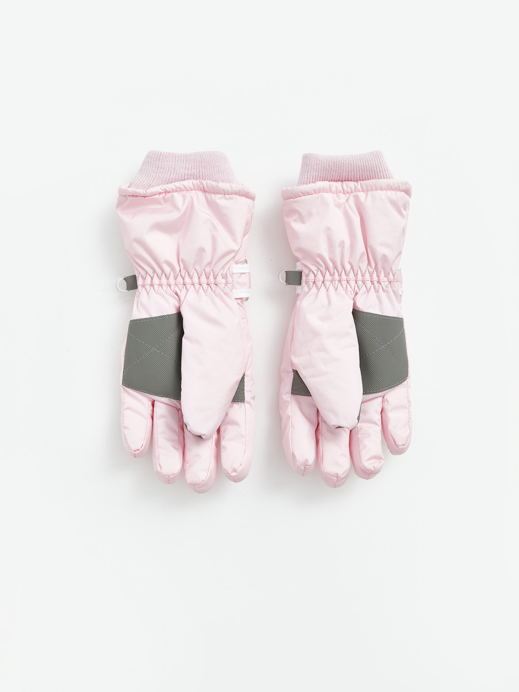 Pembe Kapitone Kız Çocuk Eldiven-1