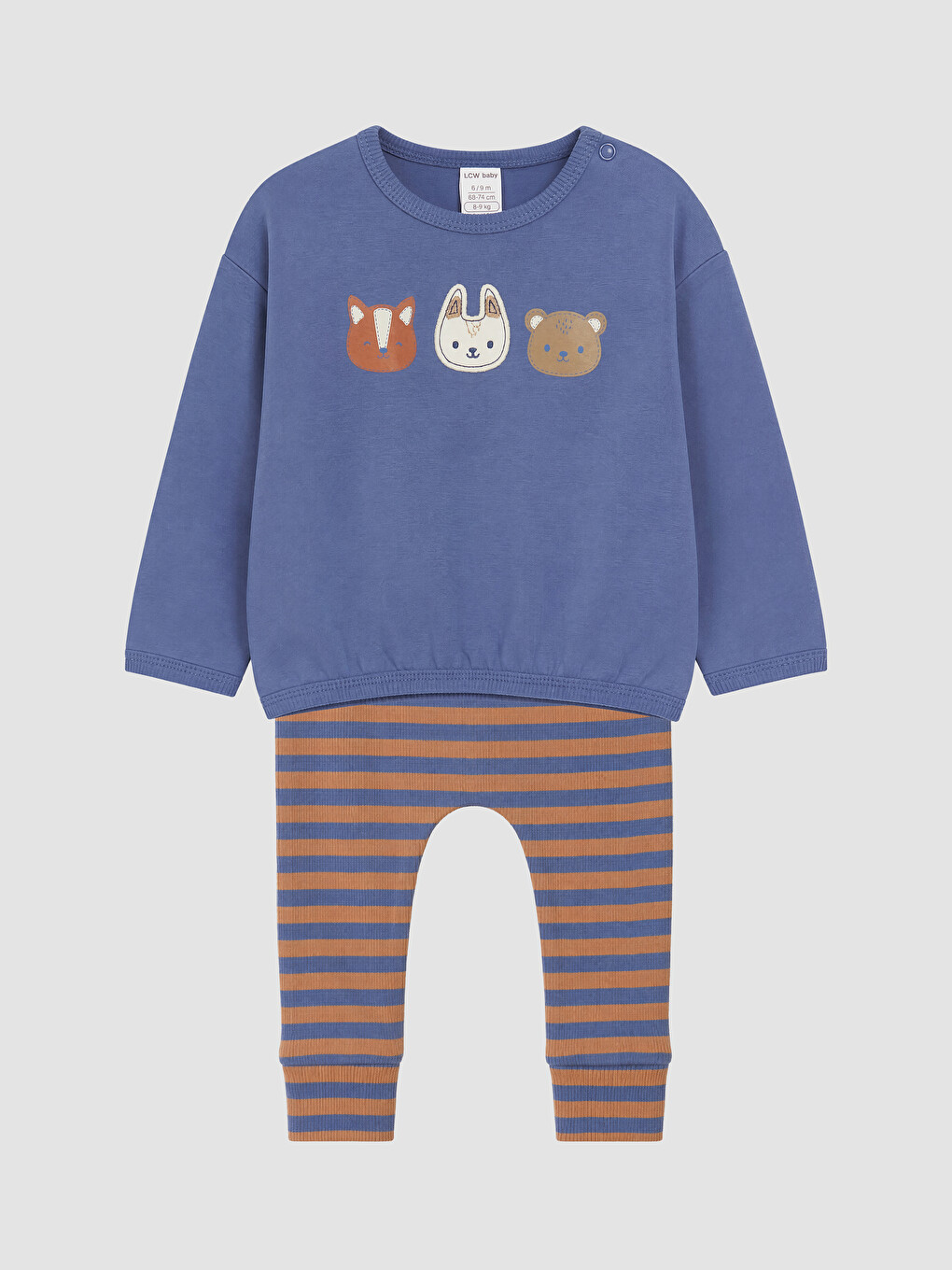 Printed Baby Boys' Sweatshirt And Leggings Set-1
