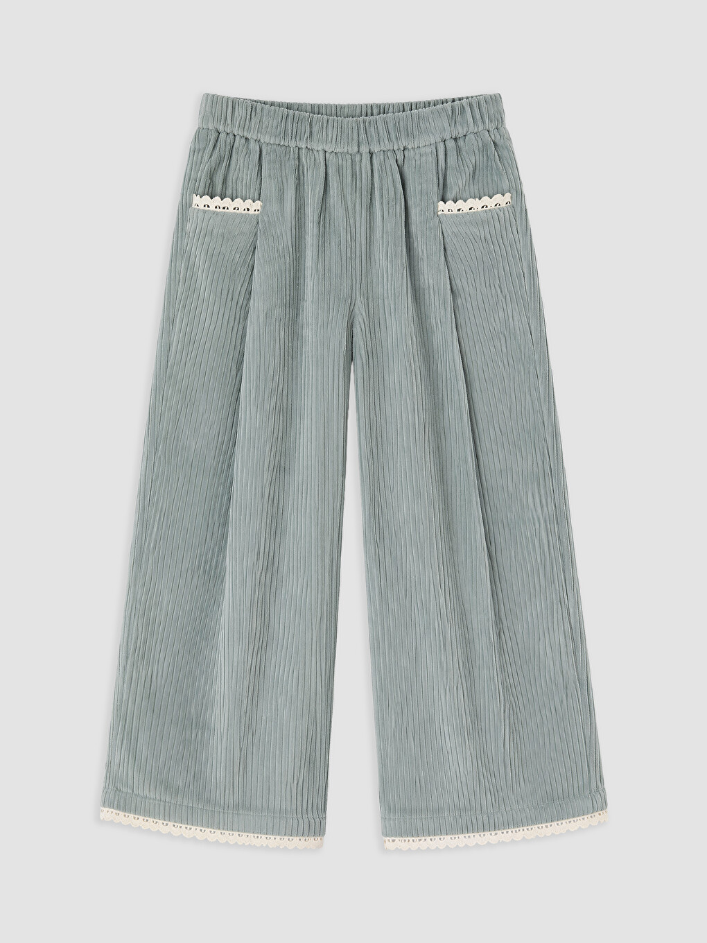 Standard Fit Girls' Velvet Trousers