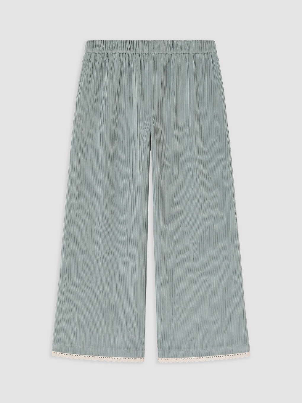 Standard Fit Girls' Velvet Trousers-1