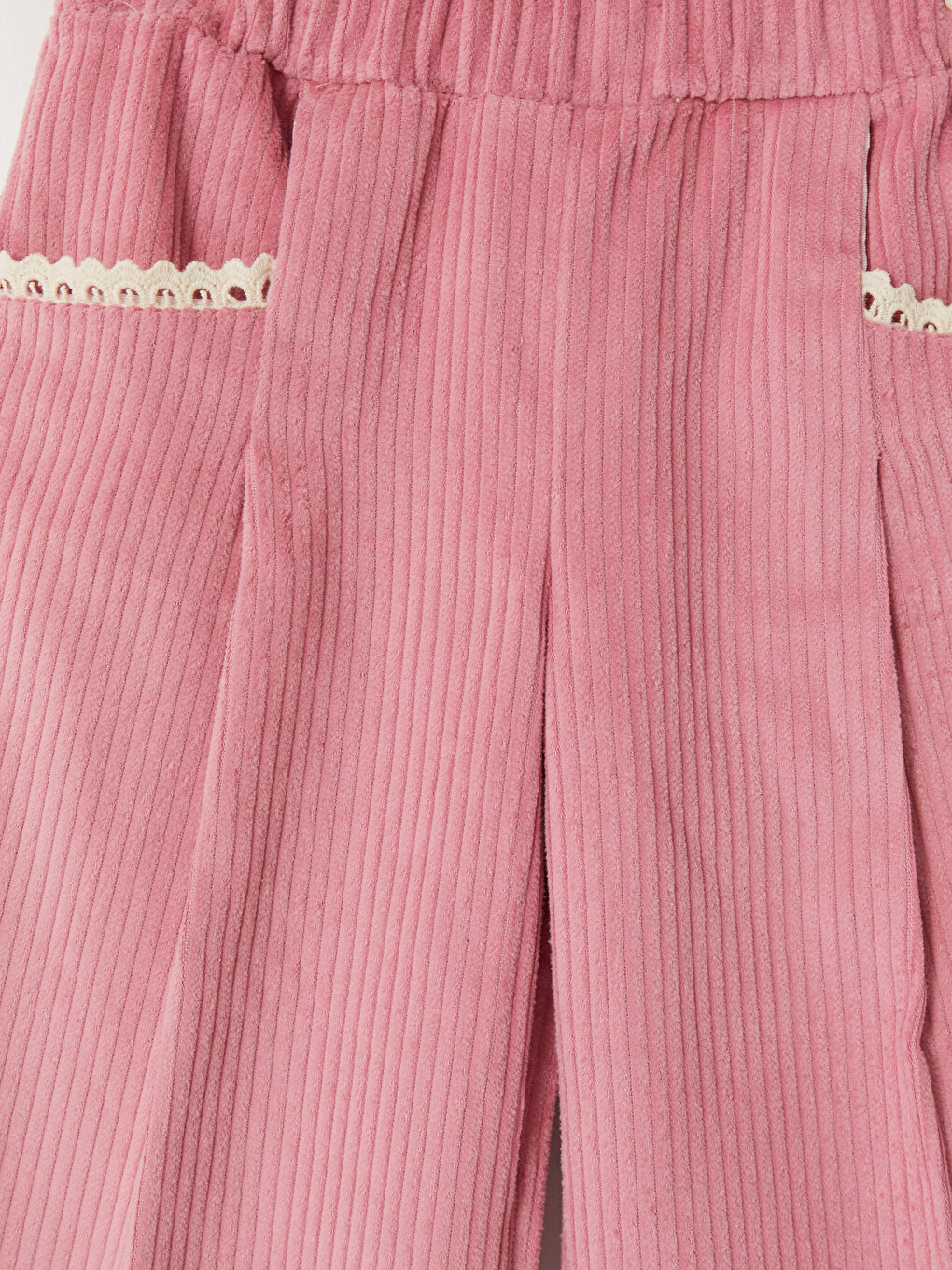 Pantaloni Roz Fată-3