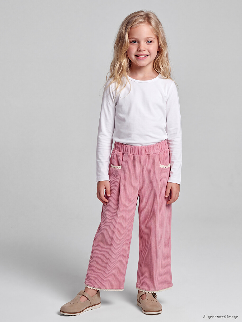Pantaloni Roz Fată
