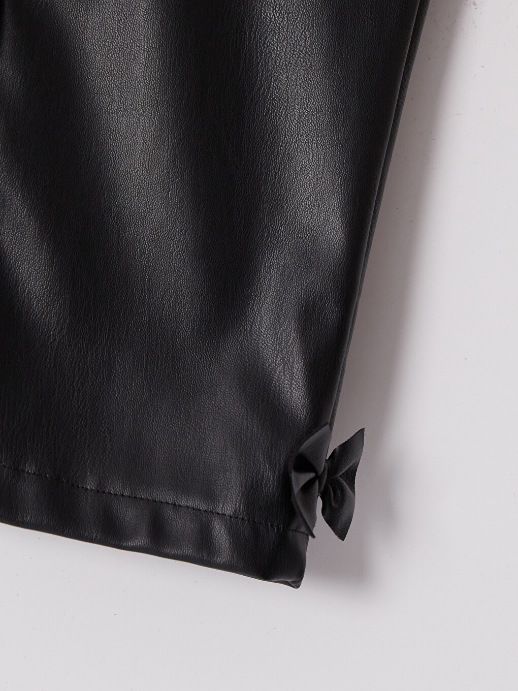 Siyah Regular Kız Çocuk Gabardin Pantolon-2