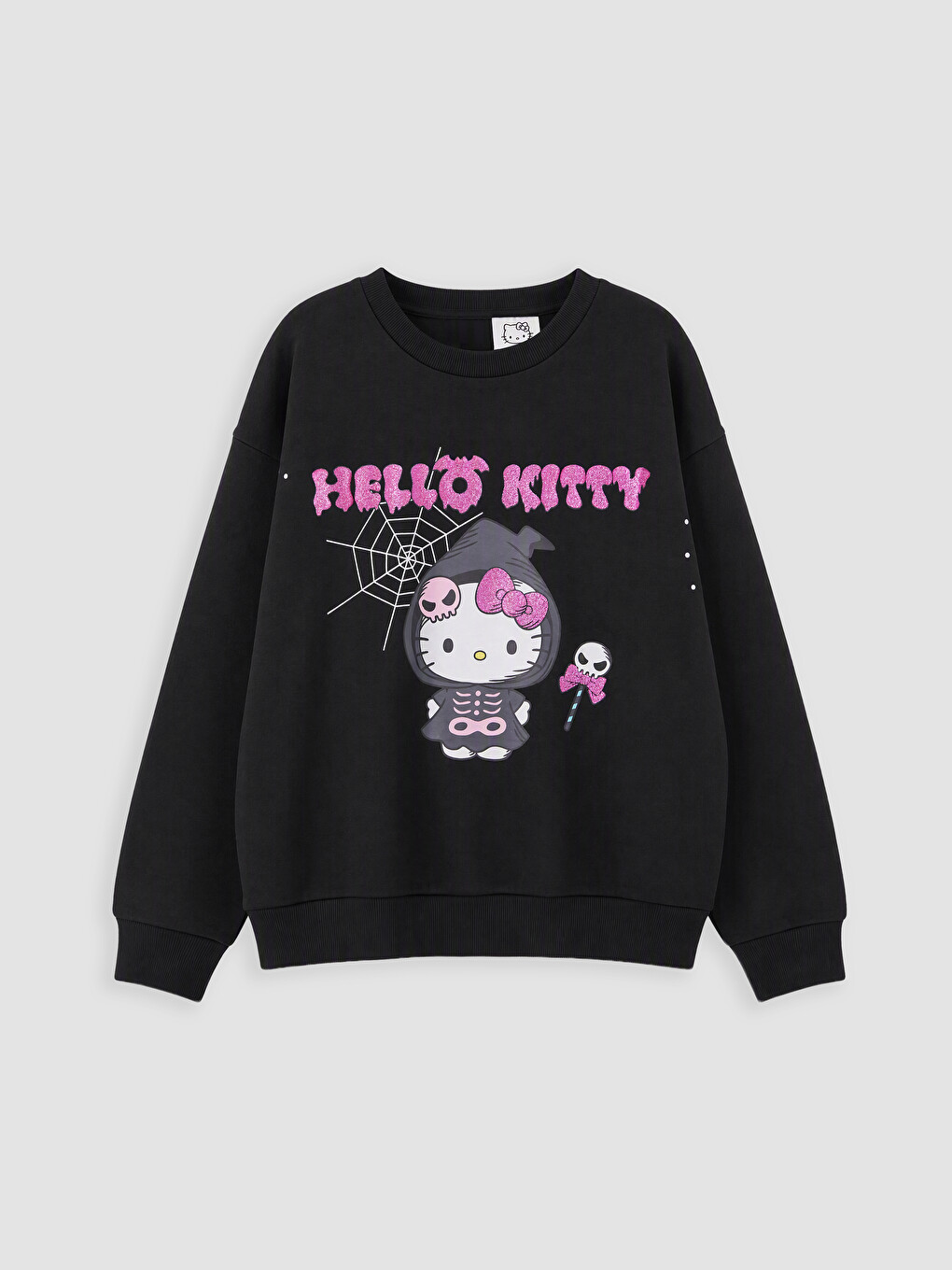Hello Kitty Baskılı Kız Çocuk Sweatshirt
