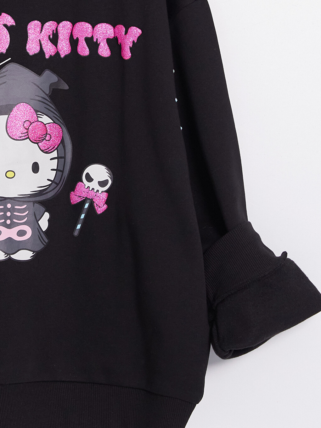 Hello Kitty Baskılı Kız Çocuk Sweatshirt-4