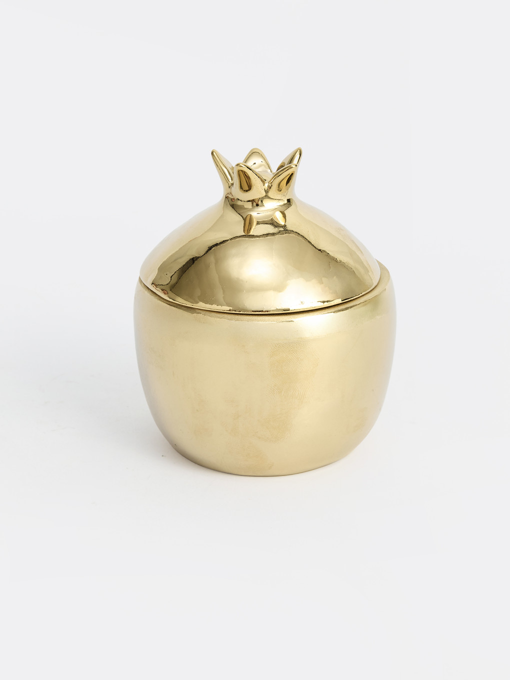 Pomegranate Shaped Lidded Decorative Sugar Bowl-1