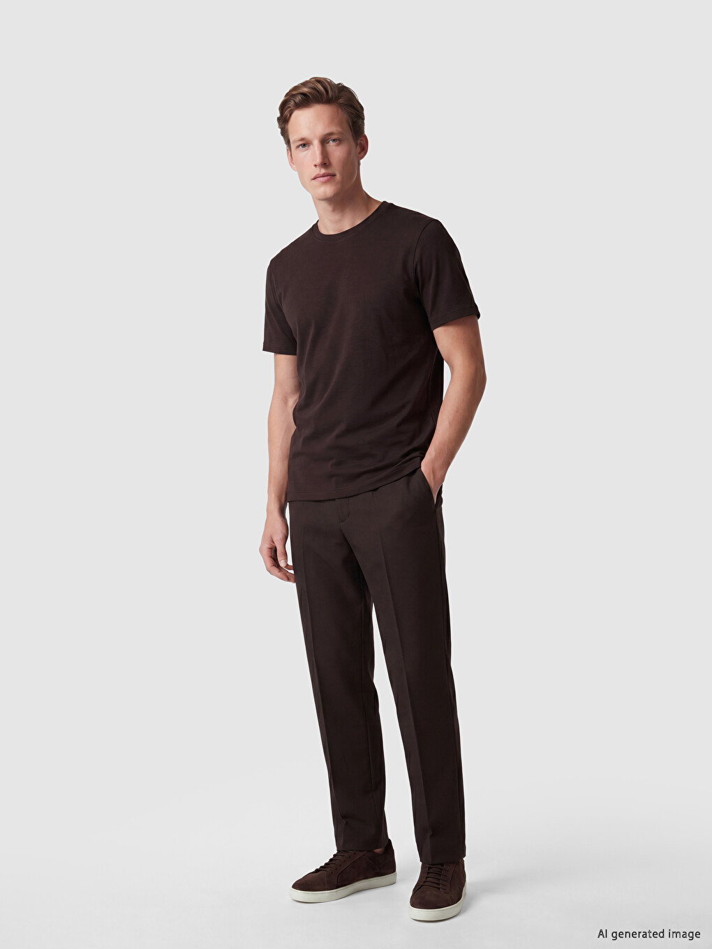 Crew Neck Men's T-shirt-1