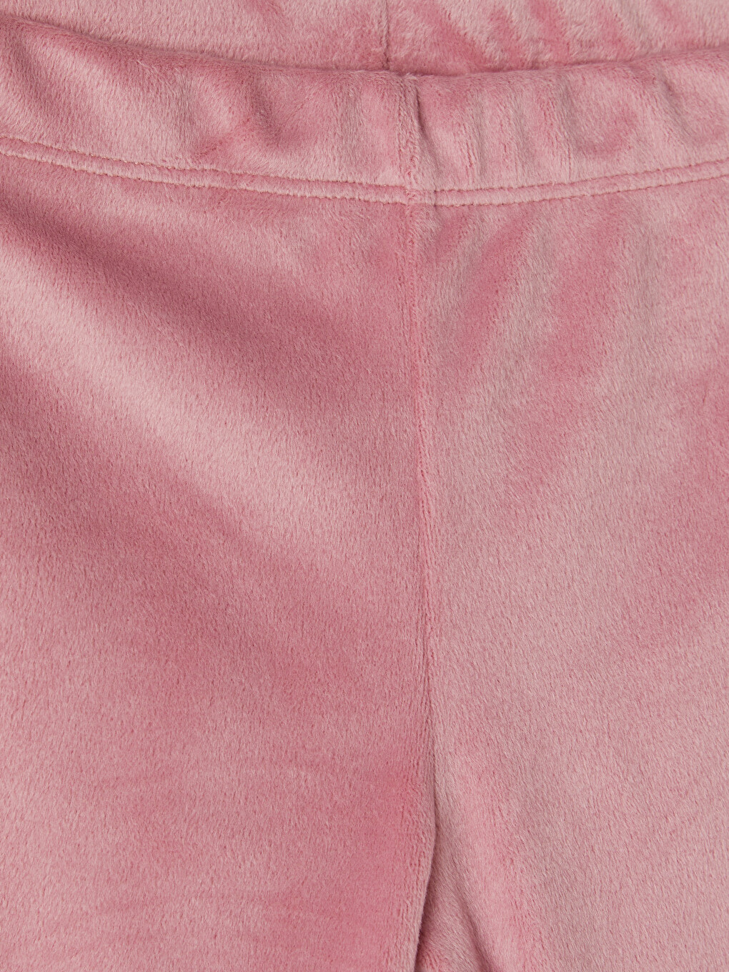 Pembe Kız Çocuk İspanyol Paça Kadife Tayt Pantolon-1