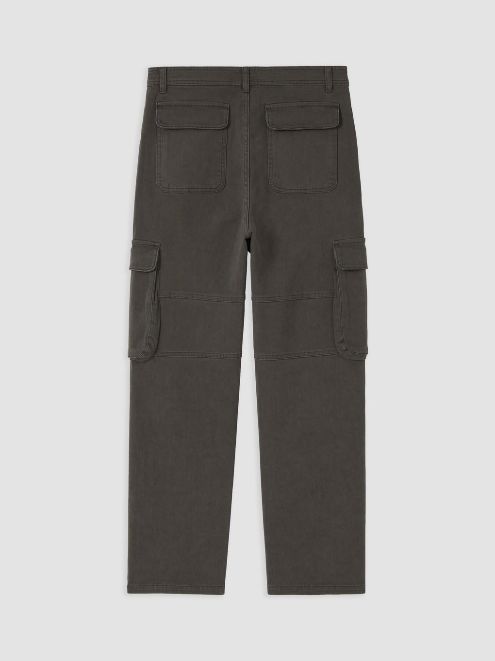 Haki Loose Fit Erkek Kargo Pantolon-5