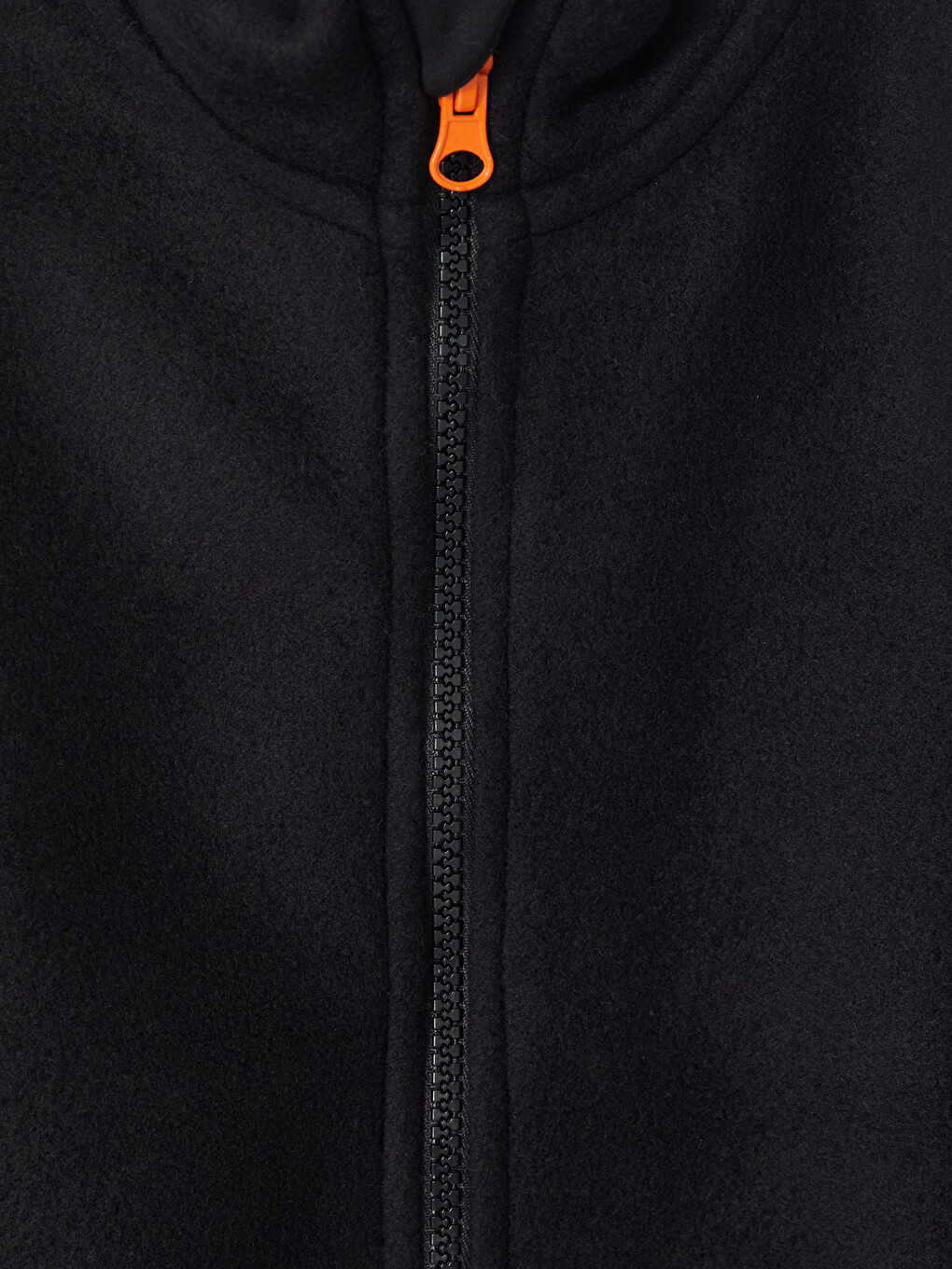 Boy Black Zip-up Sweatshirt-1