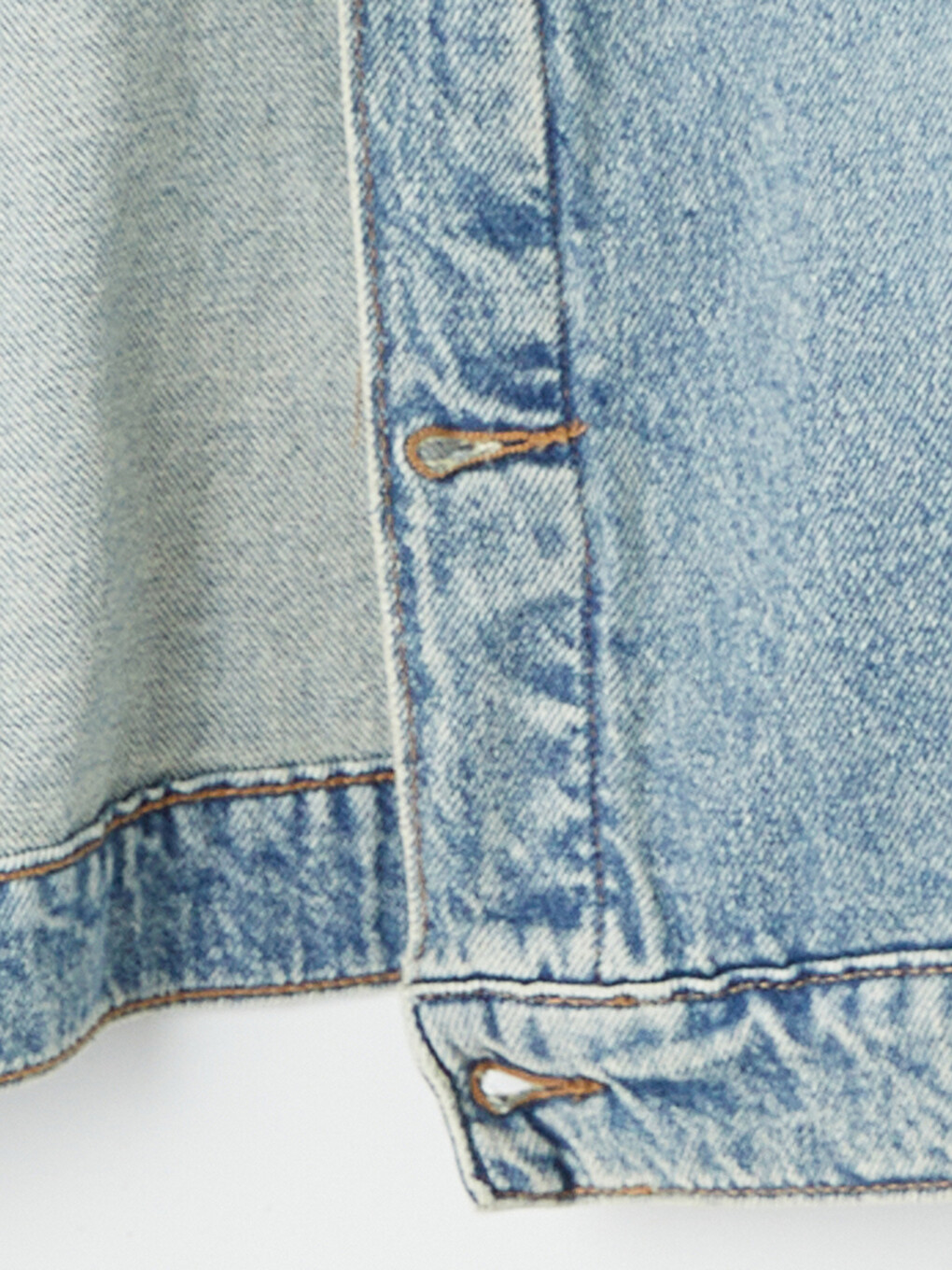 İndigo Loose Fit Erkek Jean Ceket-5