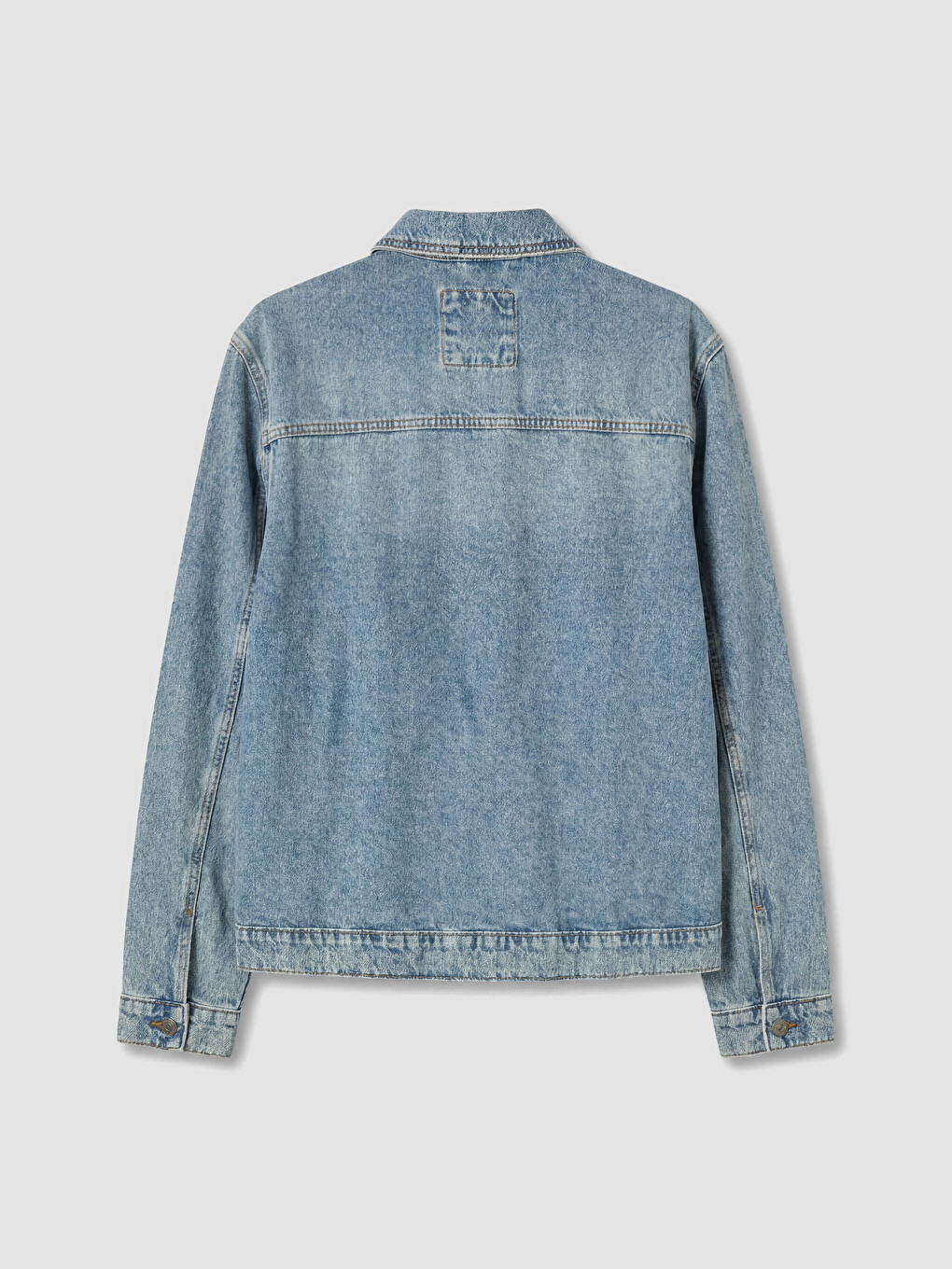 İndigo Loose Fit Erkek Jean Ceket-6