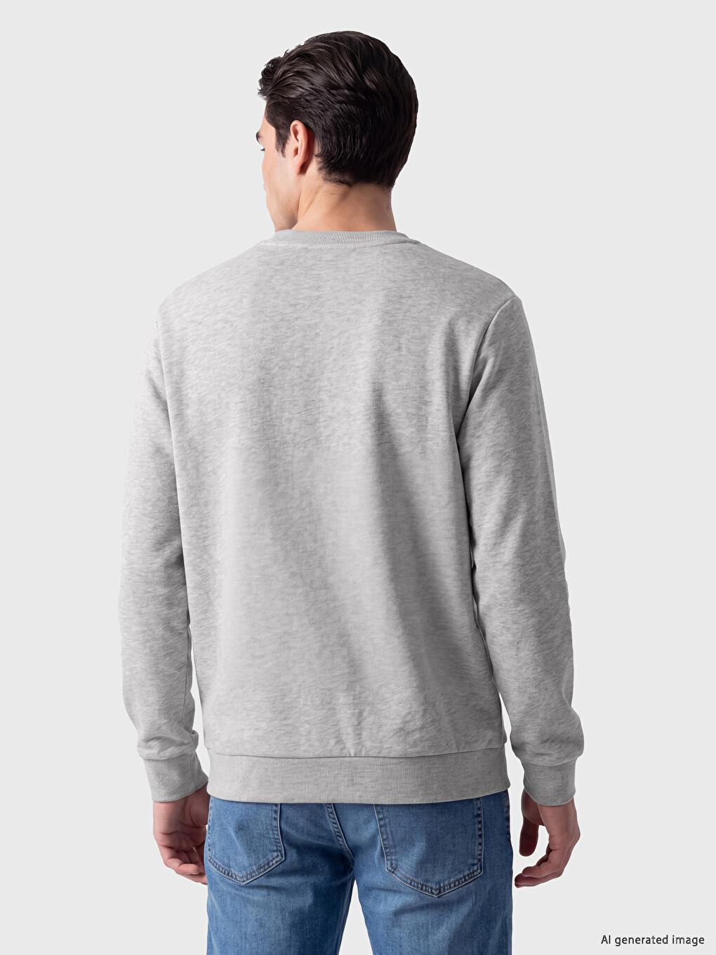 Printed Thick Men's Sweatshirt-2