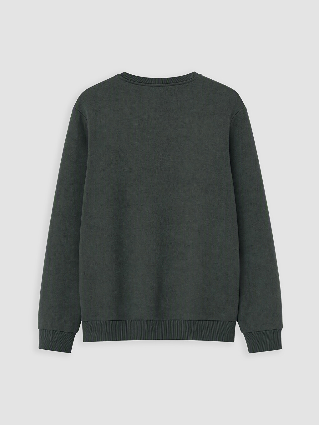Crew Neck Printed Men's Thick Sweatshirt-6