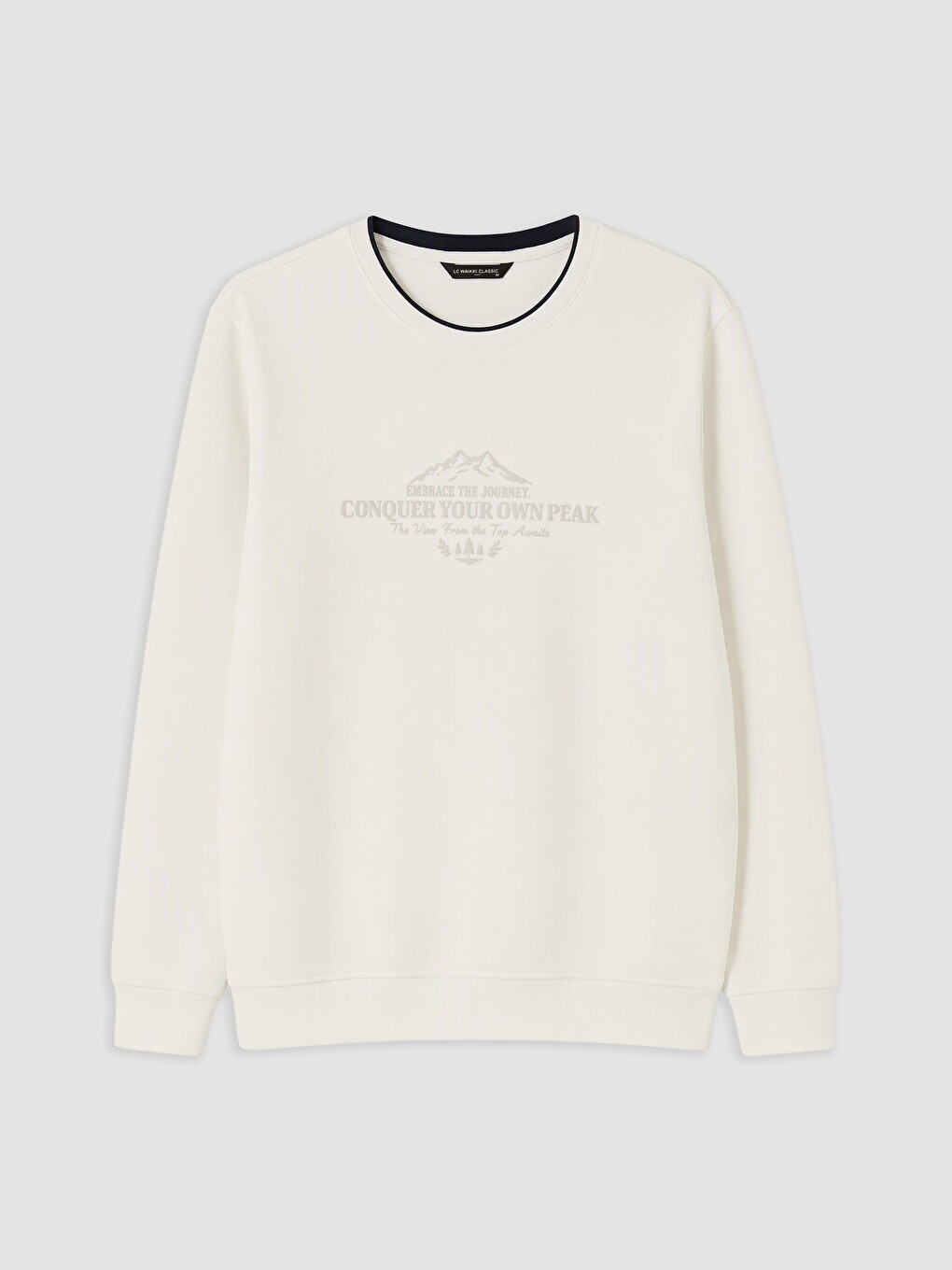 Man White Sweatshirt-4