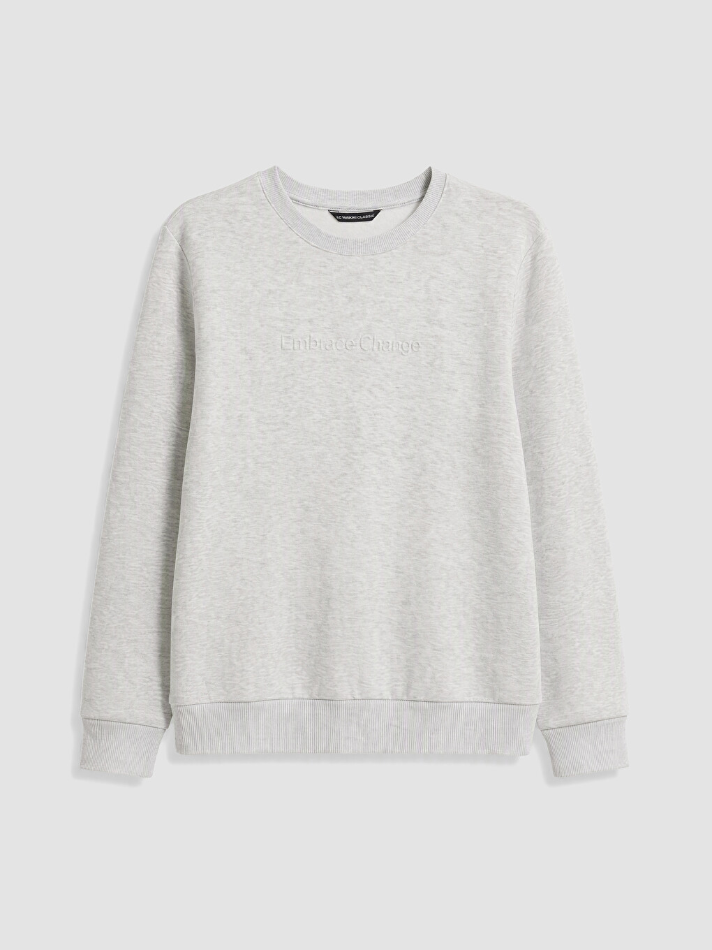 Crew Neck Men's Thick Sweatshirt