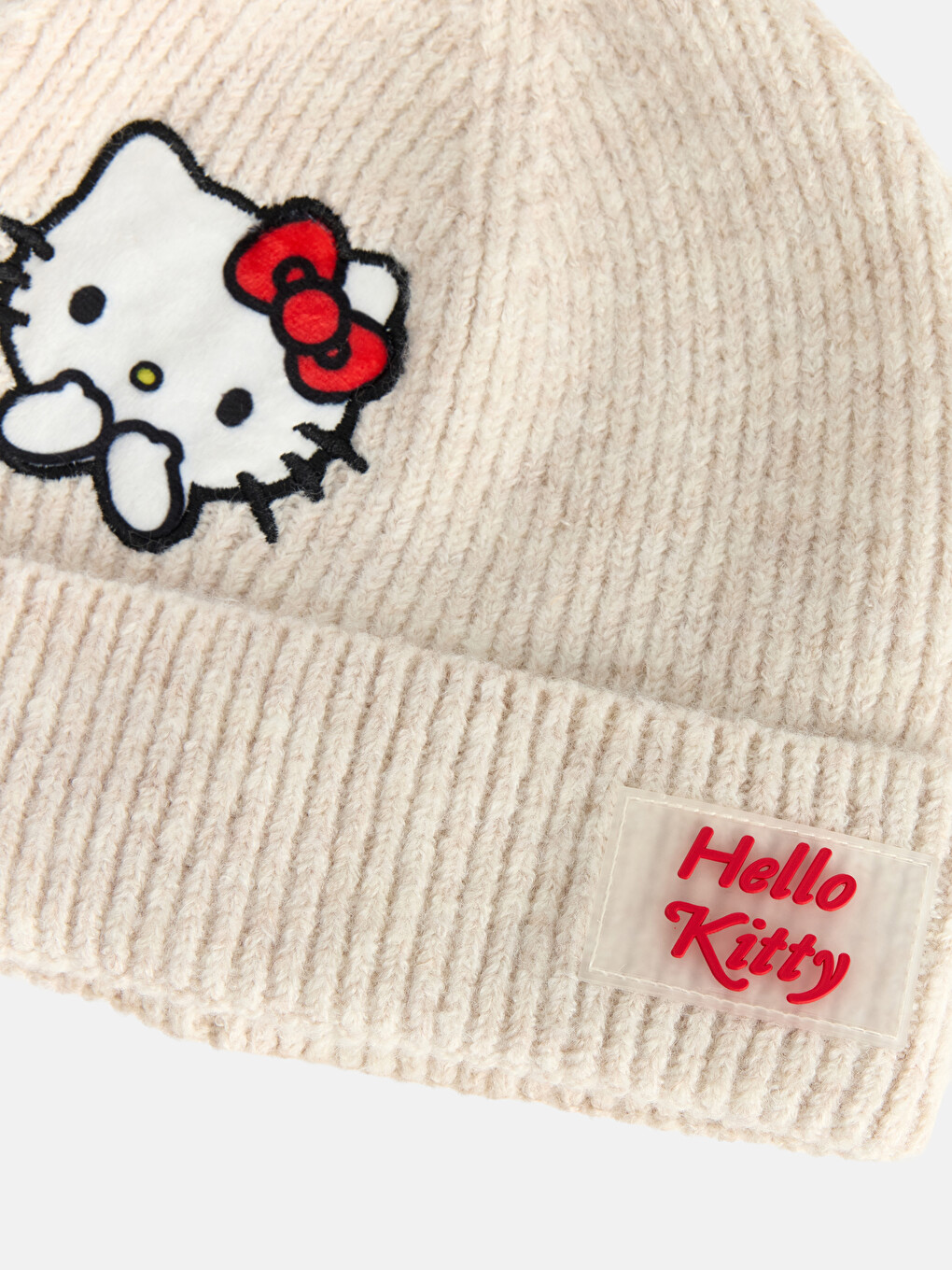 Hello Kitty Embroidered Girls' Beanie And Neck Warmer-2