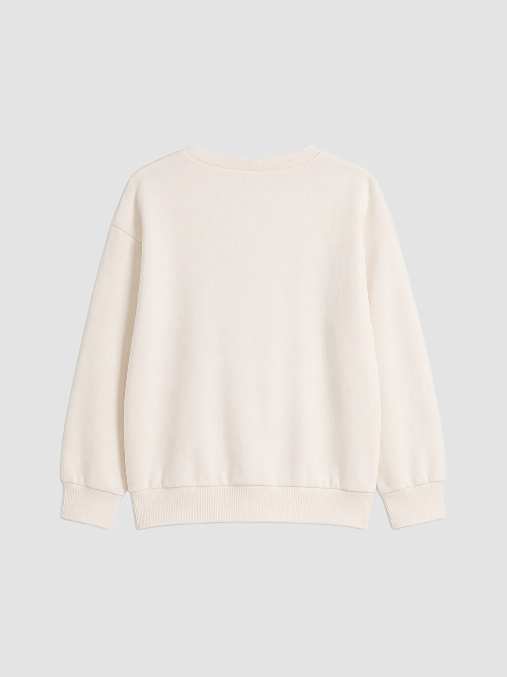 Ekru Harry Potter Baskılı Kız Çocuk Sweatshirt-2