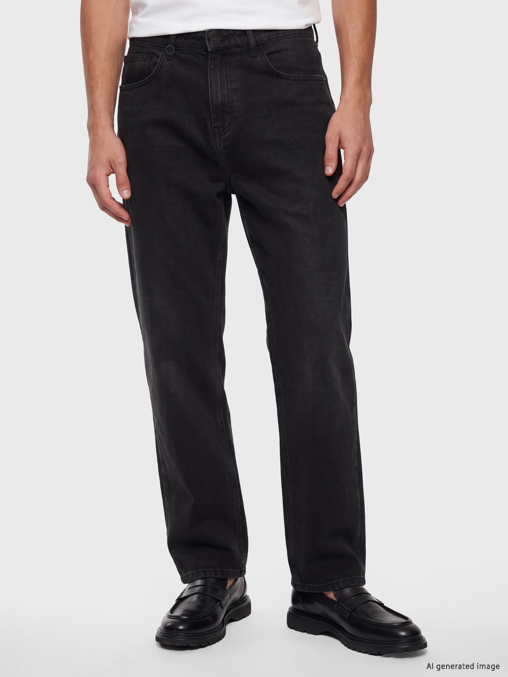 Siyah 710 Loose Fit Jean-1