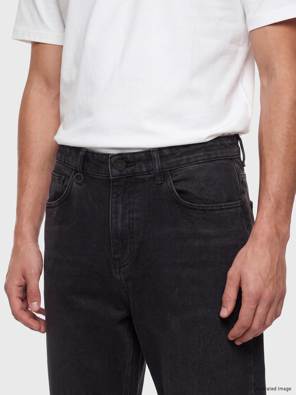 Siyah 710 Loose Fit Jean-2
