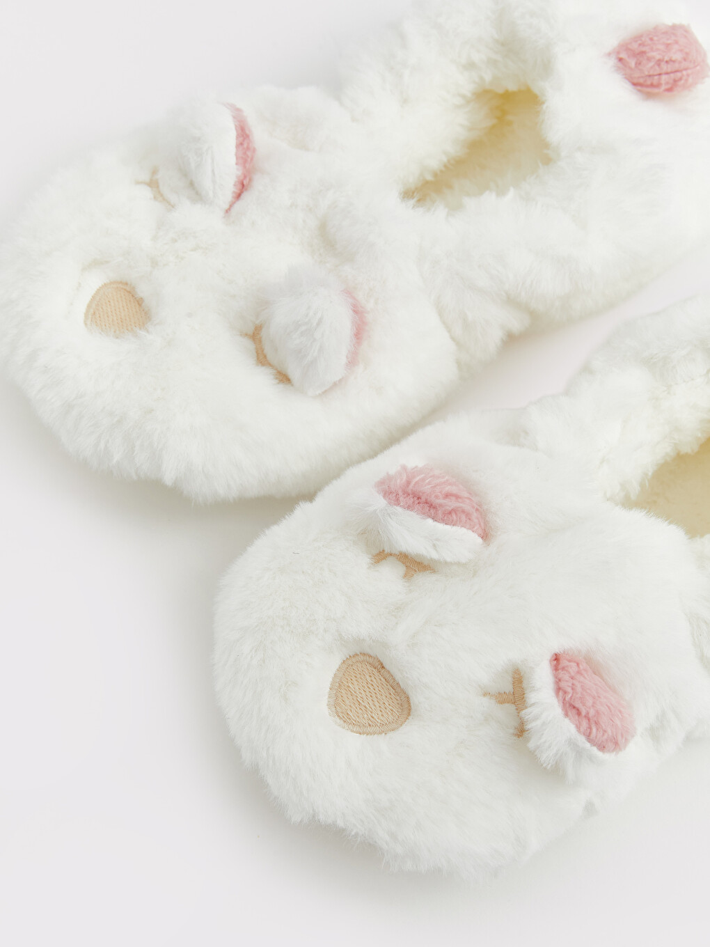 Girl Ecru Slipper Boots-2