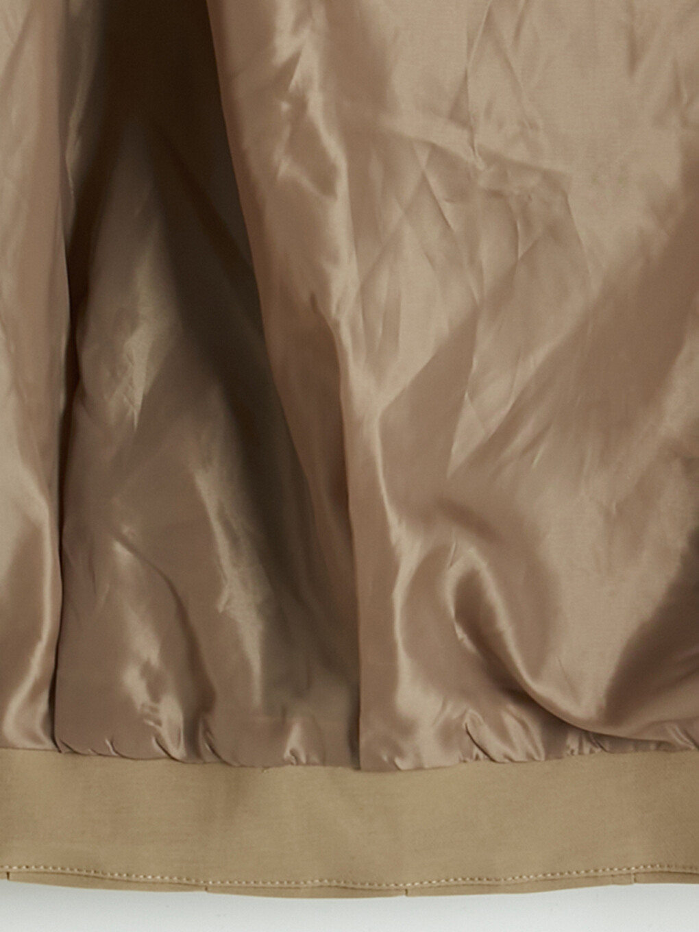 Manteau En Gabardine À Col Montant Pour Femme-7