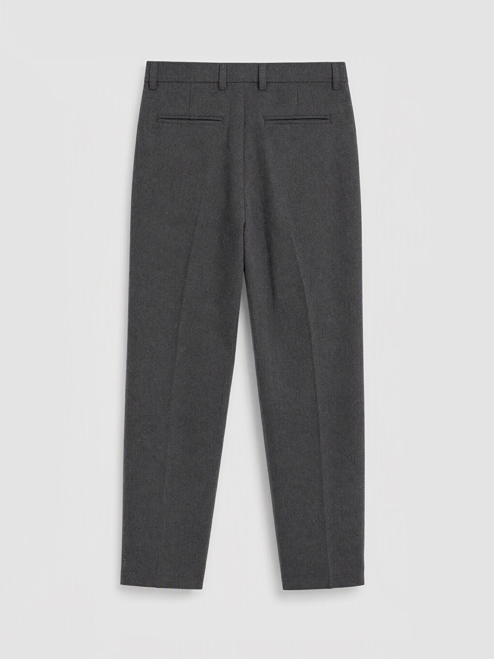 Gabardine Men's Pleated Trousers-5