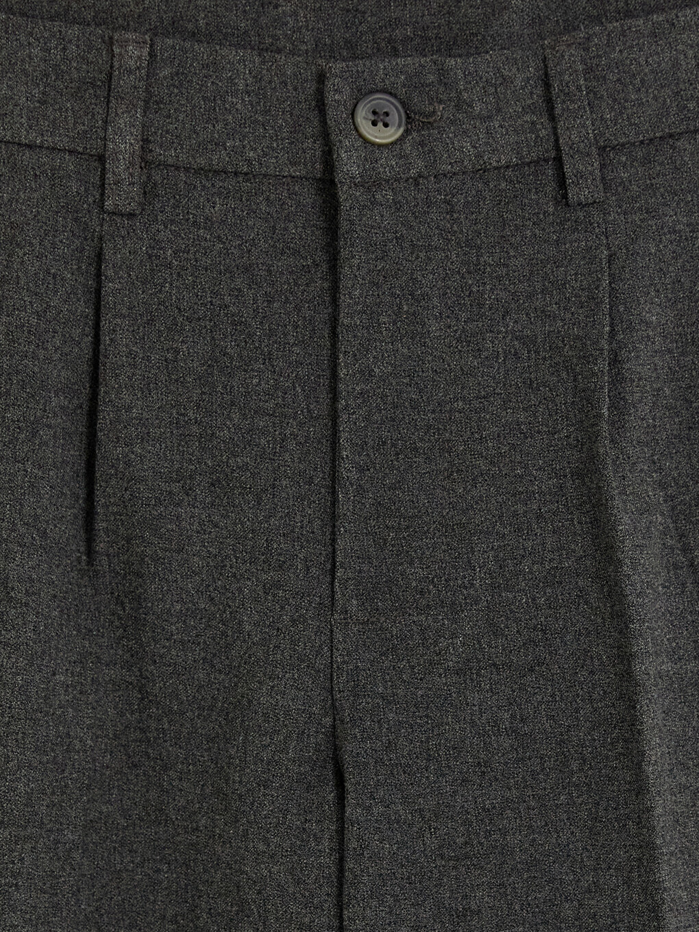 Gabardine Men's Pleated Trousers-6
