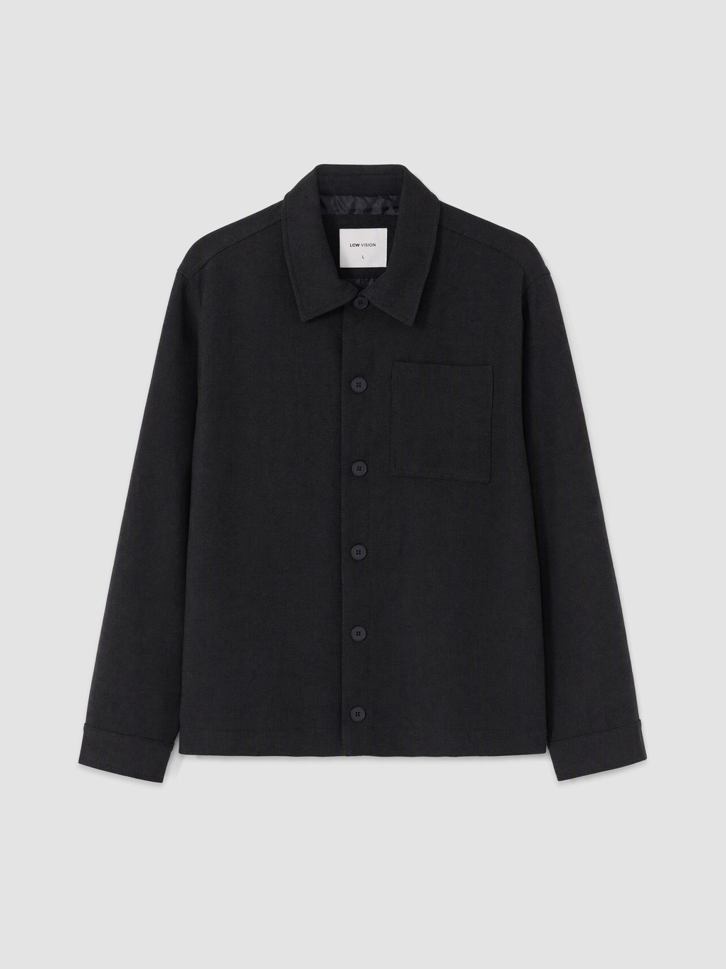 Regular Fit Shirt Collar Men's Jacket-5