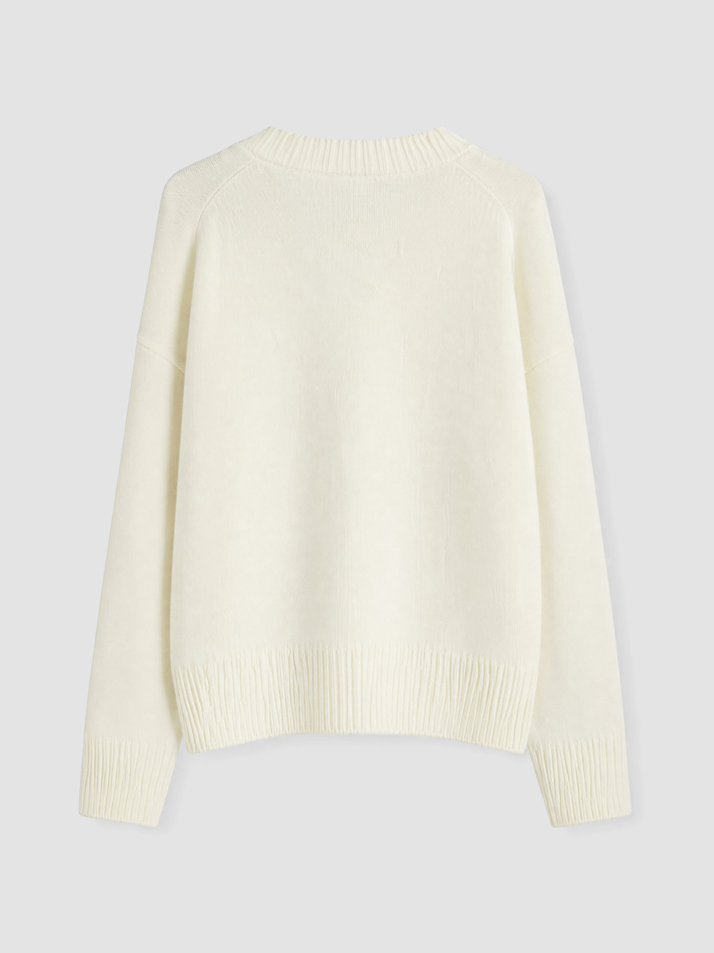 Woman White Sweater-5
