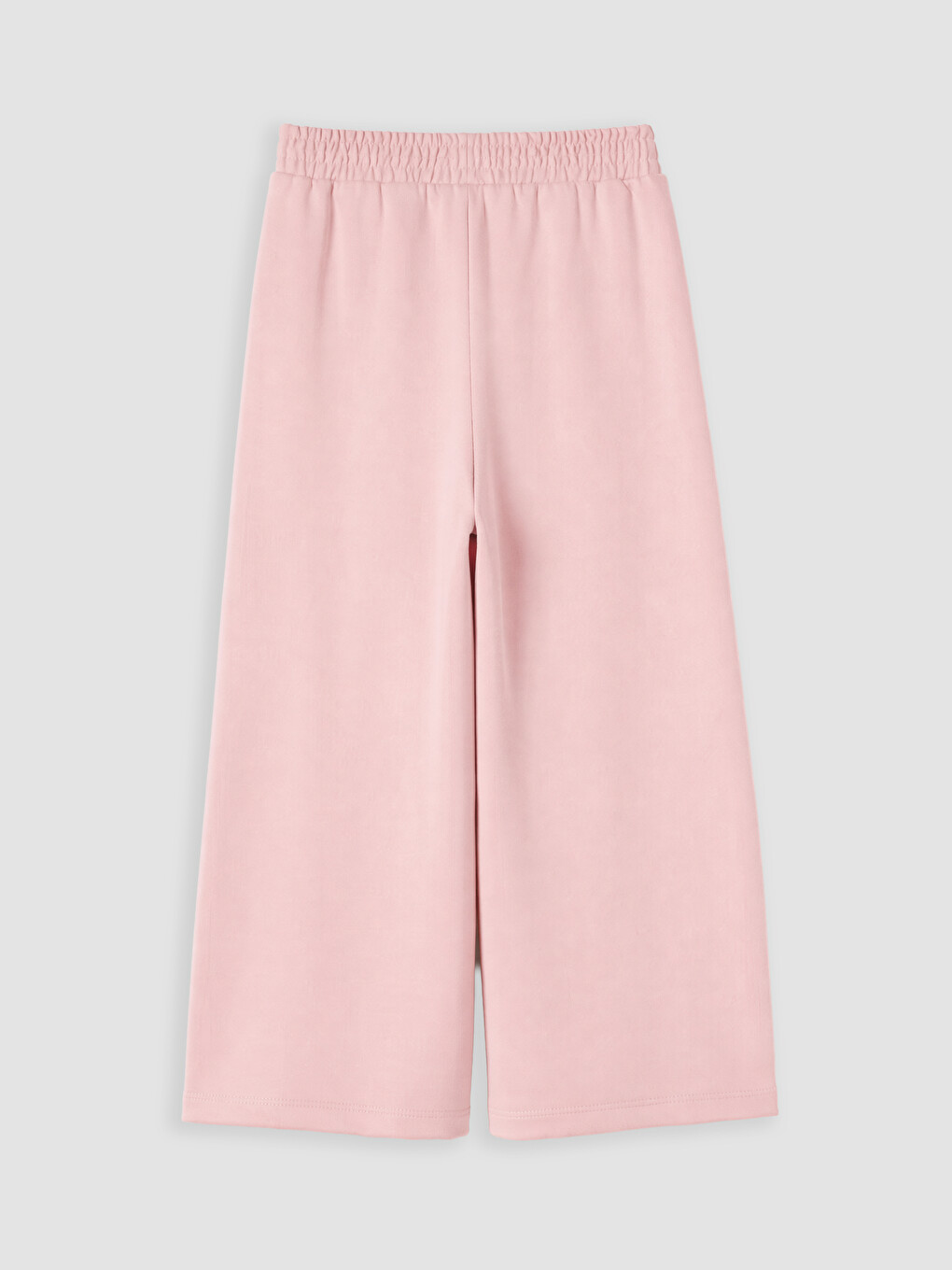 Pembe Beli Lastikli Kız Çocuk Pantolon-2