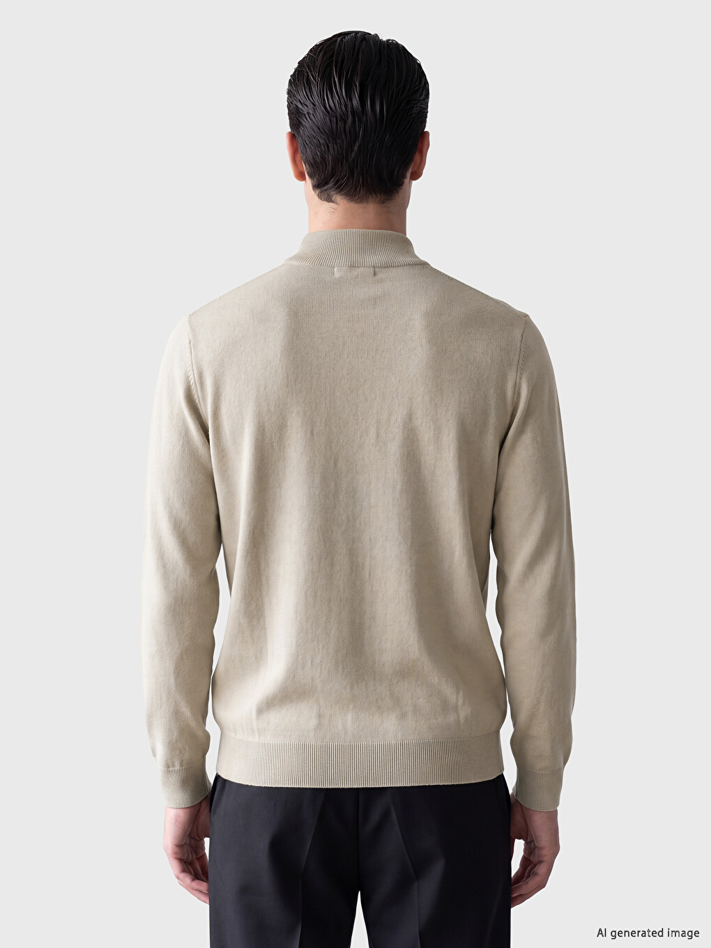 Polo Collar Men's Knitwear Sweater-2