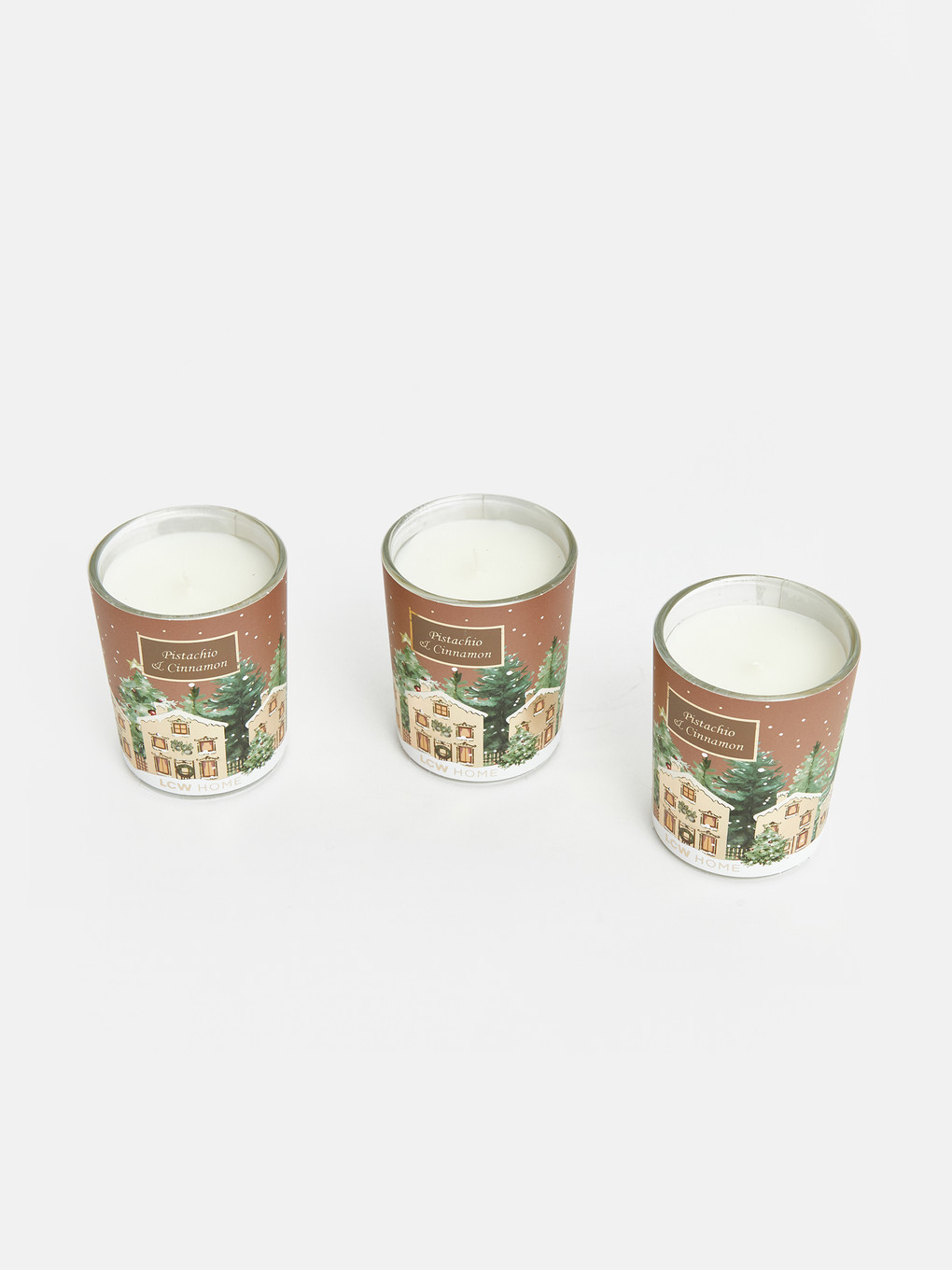 House Shaped Decorative 3-pack Candle Set-3