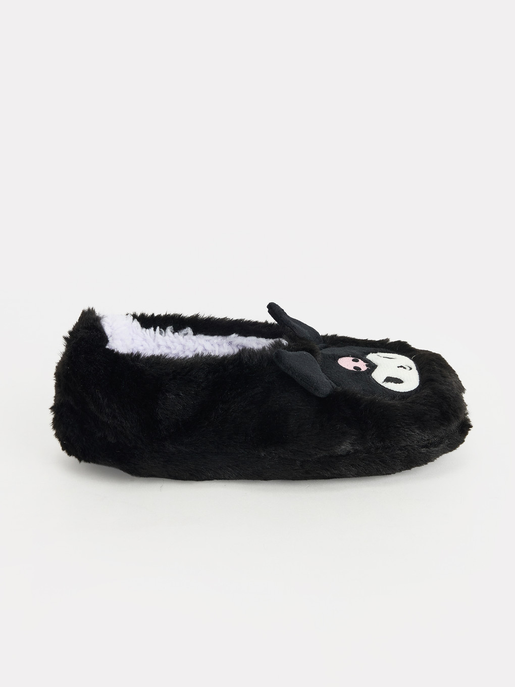 Girl Black Slipper Boots-3