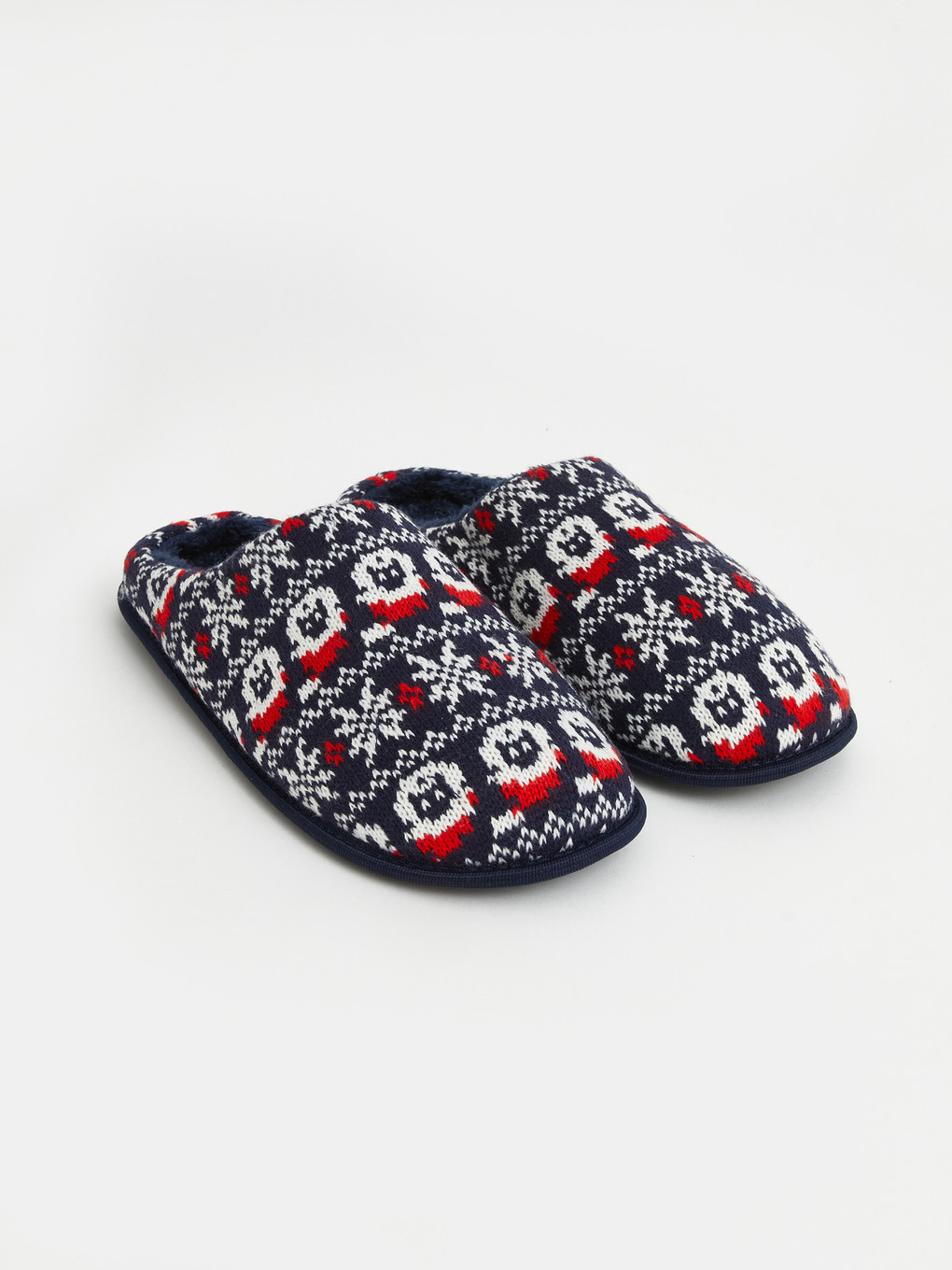 New Year Patterned Men's Home Slipper