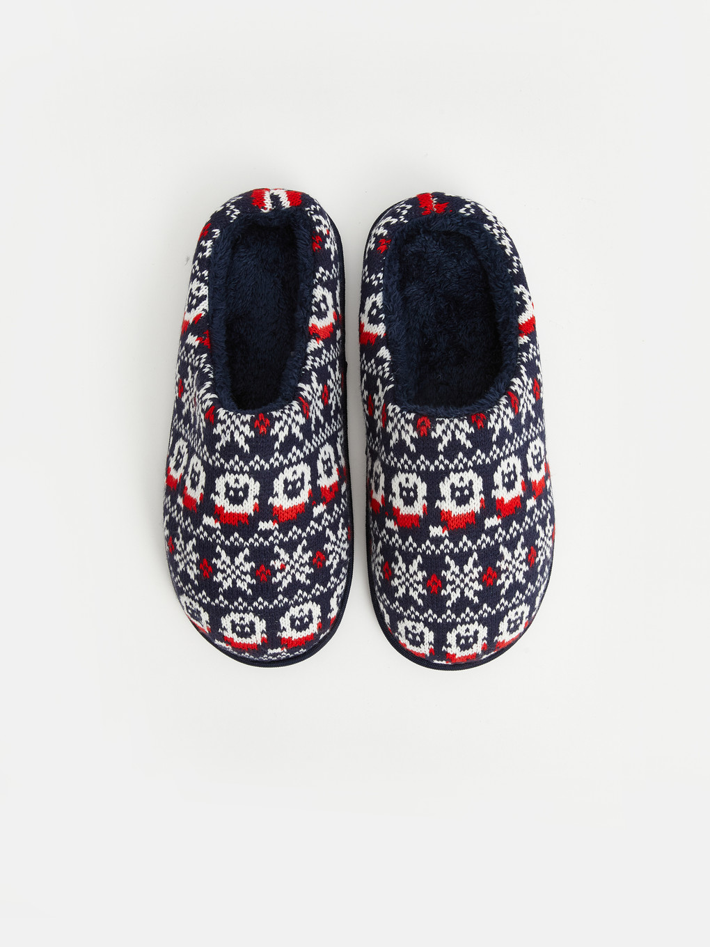 New Year Patterned Men's Home Slipper-2