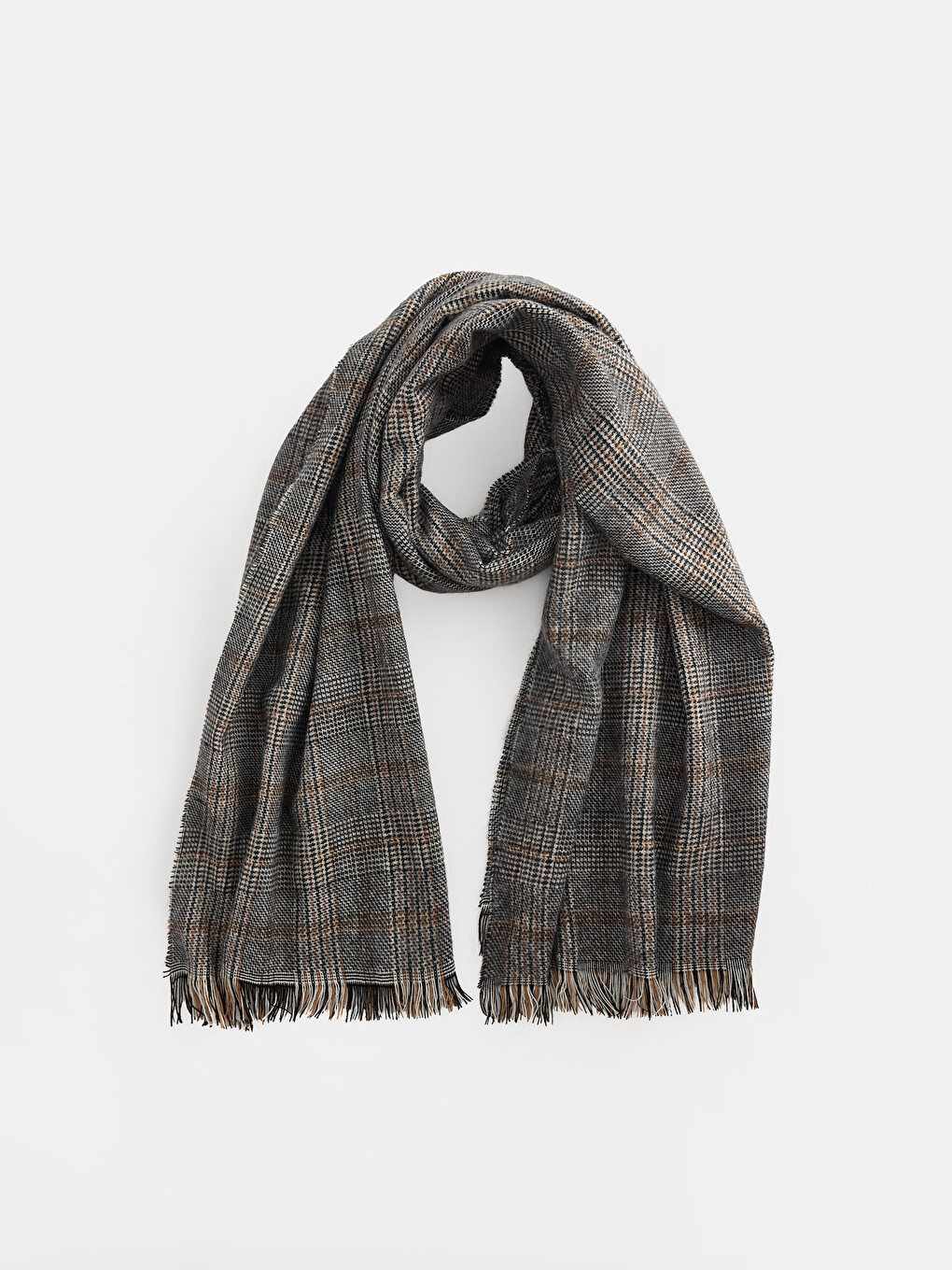 Plaid Patterned Women's Scarf
