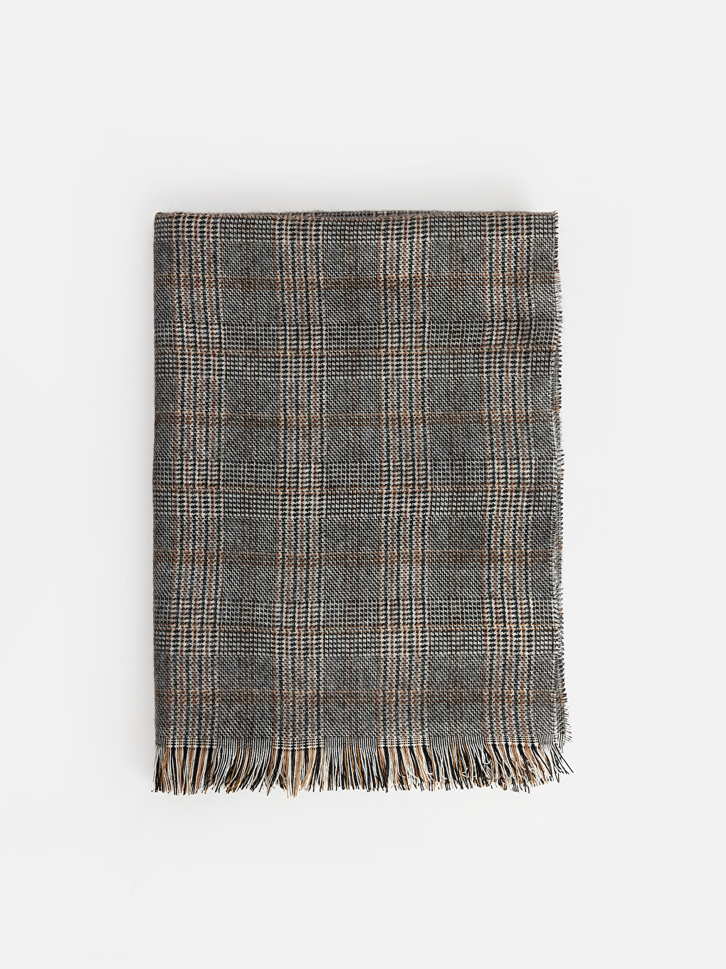 Plaid Patterned Women's Scarf-1
